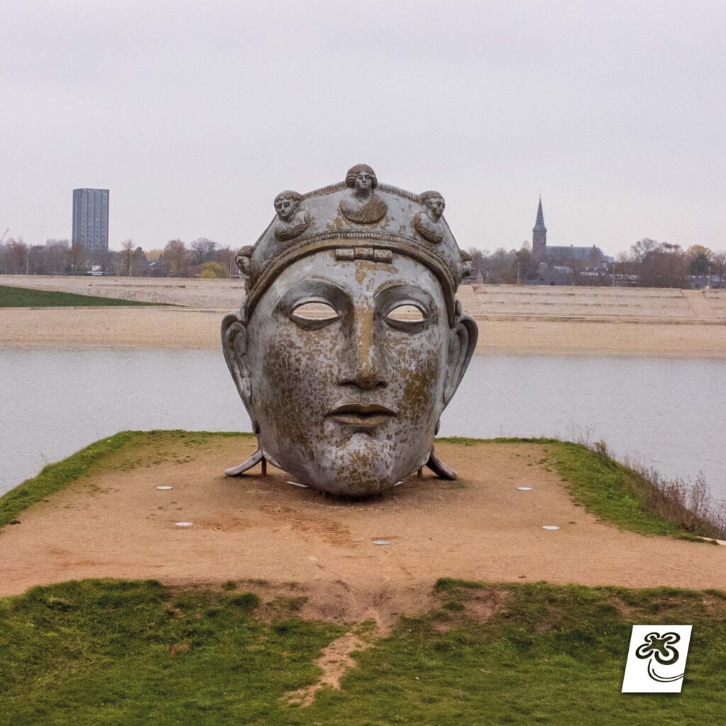 Het Romeinse masker Nijmegen, DroneVista